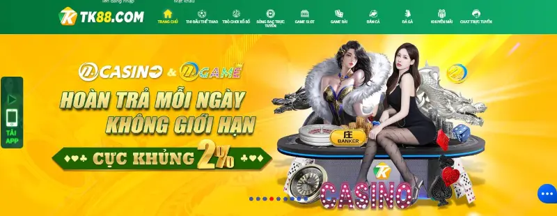 TK8 Casino là sòng bạc trực tuyến uy tín số 1 Việt Nam